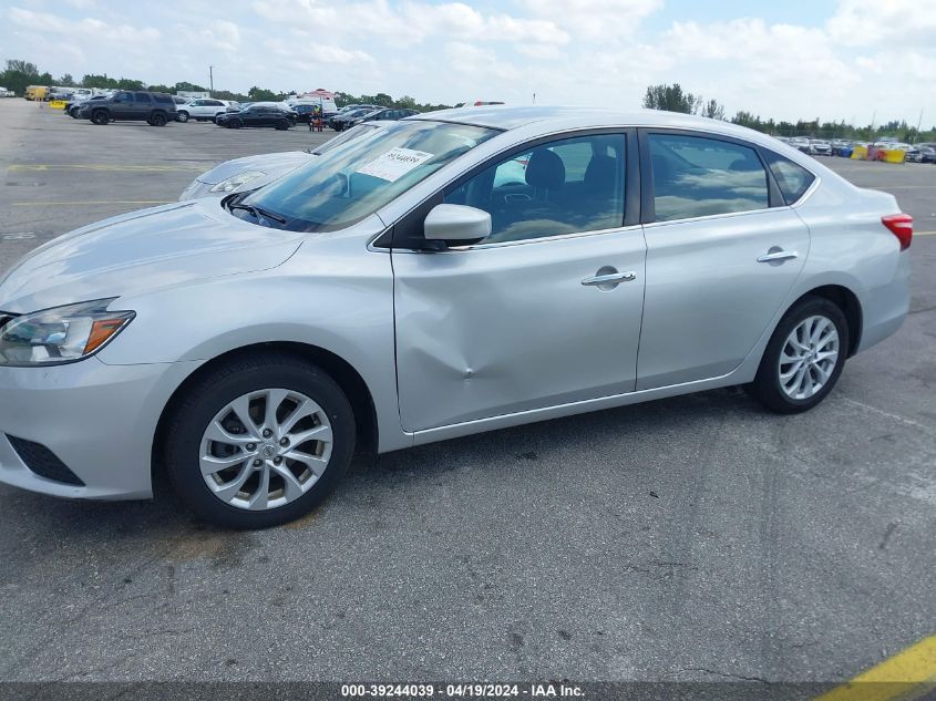 VIN 3N1AB7APXJL655700 2018 NISSAN SENTRA SV