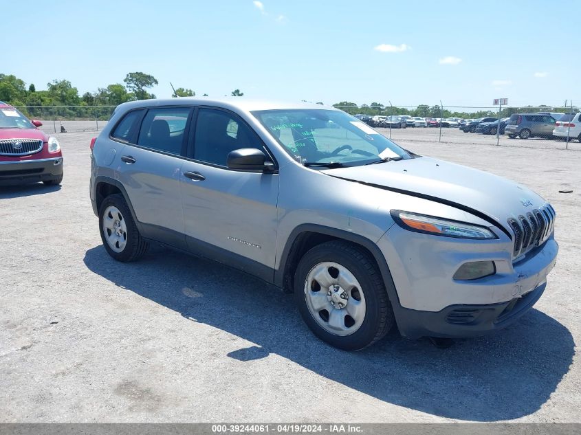 2015 Jeep Cherokee Sport VIN: 1C4PJLABXFW620647 Lot: 39244061