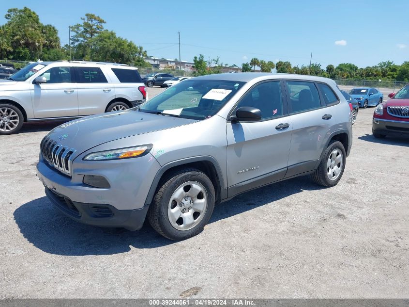 2015 Jeep Cherokee Sport VIN: 1C4PJLABXFW620647 Lot: 39244061