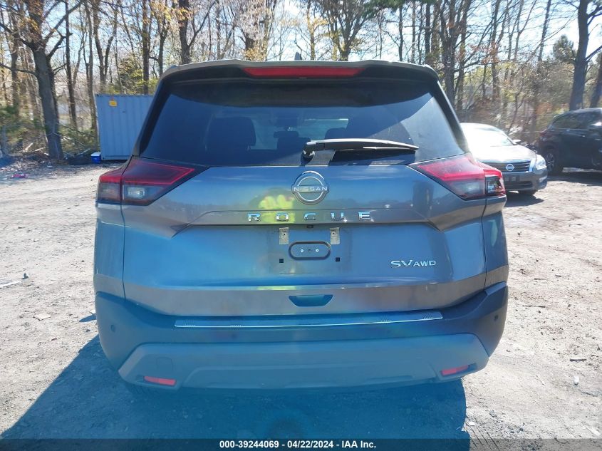 2022 Nissan Rogue Sv Intelligent Awd VIN: 5N1BT3BB3NC679067 Lot: 50433764