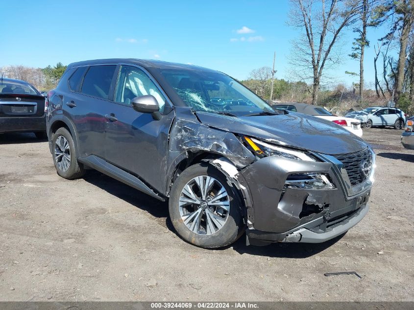 2022 Nissan Rogue Sv Intelligent Awd VIN: 5N1BT3BB3NC679067 Lot: 39244069