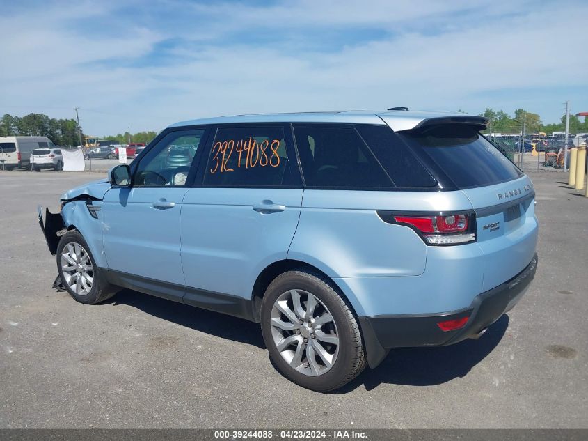 2014 Land Rover Range Rover Sport 3.0L V6 Supercharged Hse VIN: SALWR2WF5EA384052 Lot: 39244088