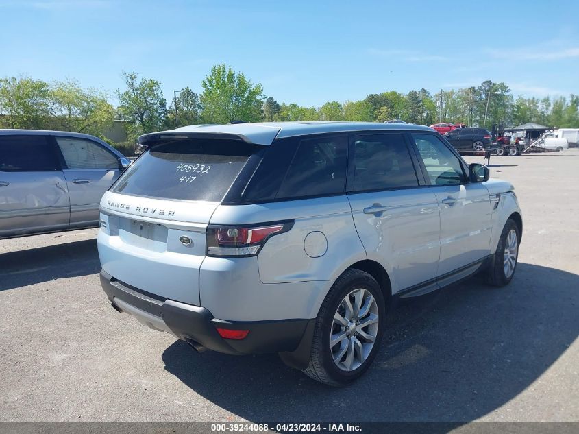 2014 Land Rover Range Rover Sport 3.0L V6 Supercharged Hse VIN: SALWR2WF5EA384052 Lot: 39244088