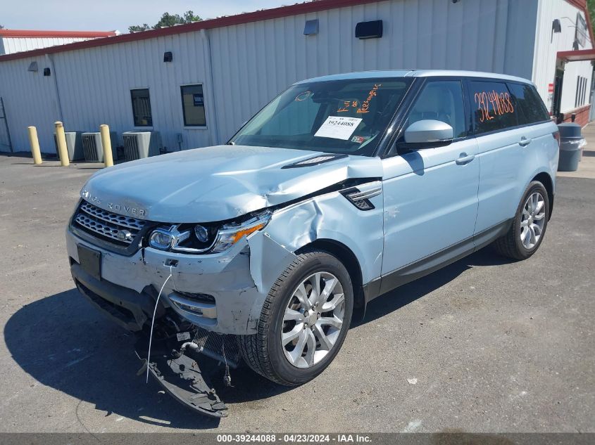 2014 Land Rover Range Rover Sport 3.0L V6 Supercharged Hse VIN: SALWR2WF5EA384052 Lot: 39244088