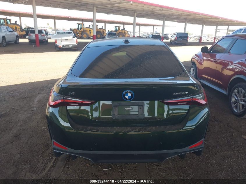 2023 BMW I4 Edrive40 VIN: WBY73AW08PFN60051 Lot: 48942074