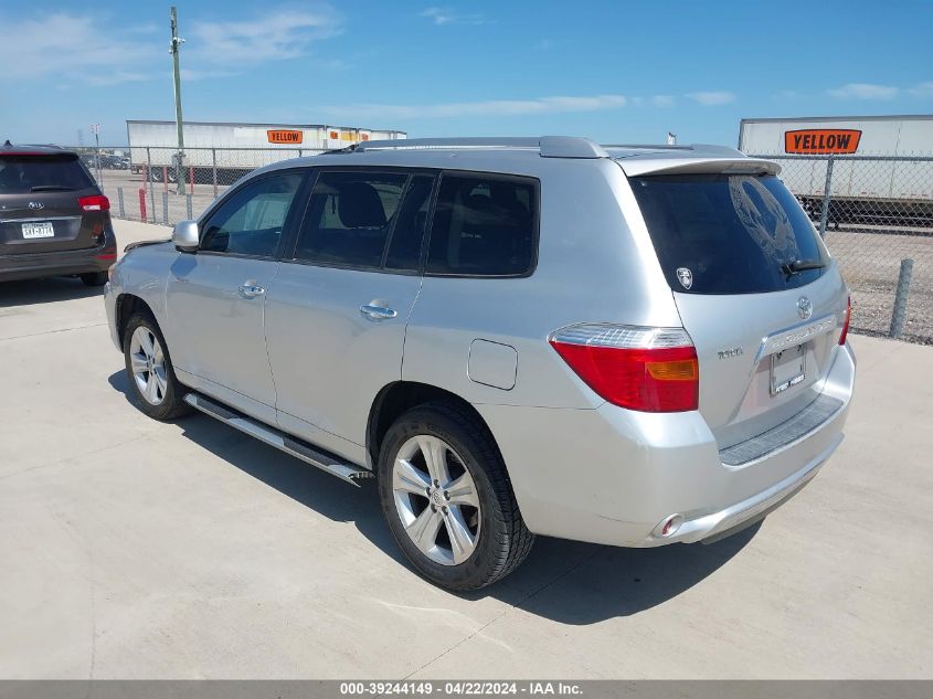 2008 Toyota Highlander Limited VIN: JTEDS42A082013092 Lot: 50585364