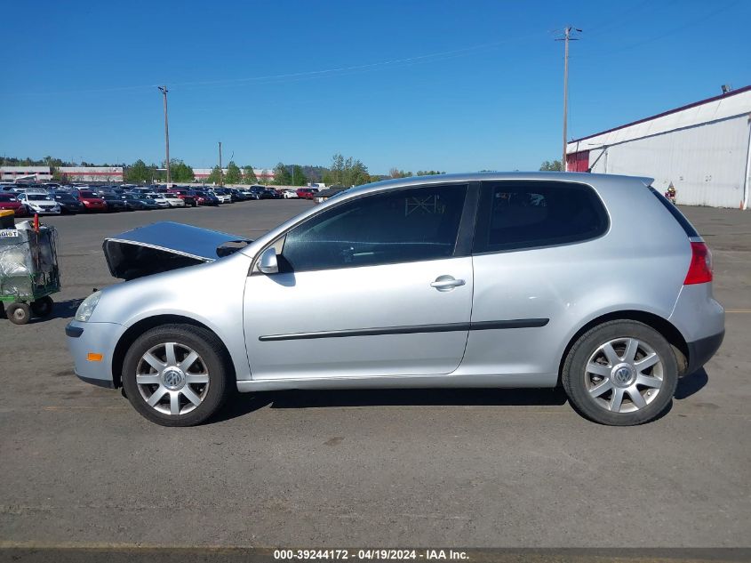 2009 Volkswagen Rabbit S VIN: WVWAB71K19W035275 Lot: 39244172