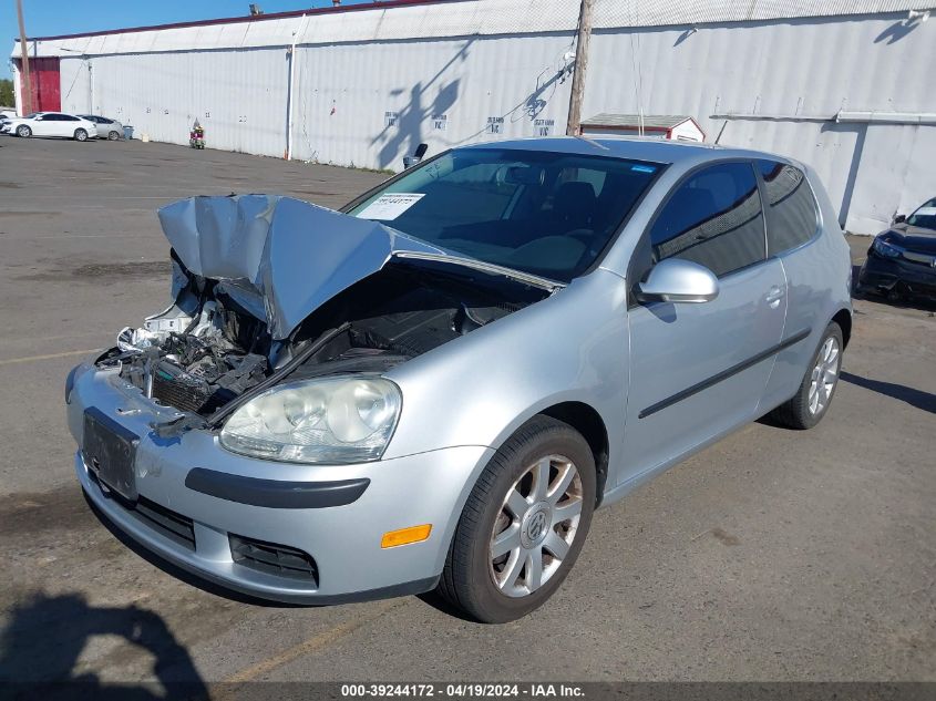 2009 Volkswagen Rabbit S VIN: WVWAB71K19W035275 Lot: 39244172