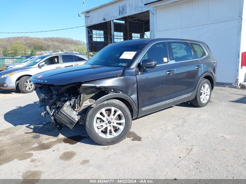 VIN 5XYP24HC8MG128565 2021 KIA TELLURIDE LX
