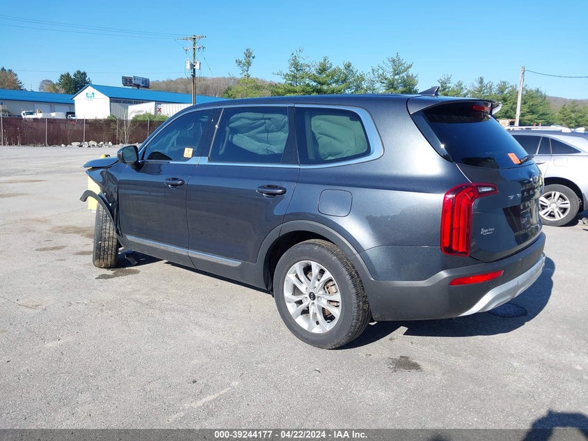 VIN 5XYP24HC8MG128565 2021 KIA TELLURIDE LX