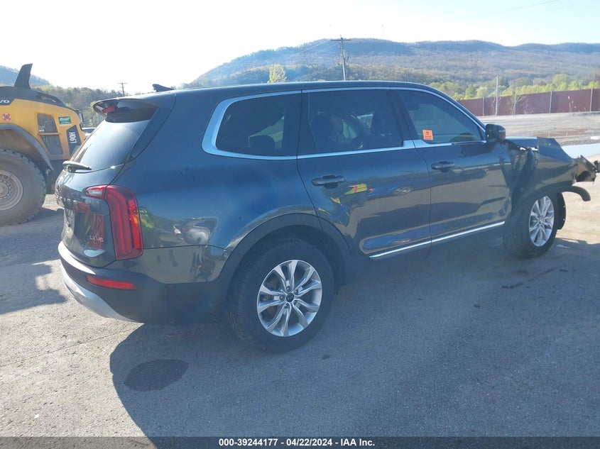 VIN 5XYP24HC8MG128565 2021 KIA TELLURIDE LX