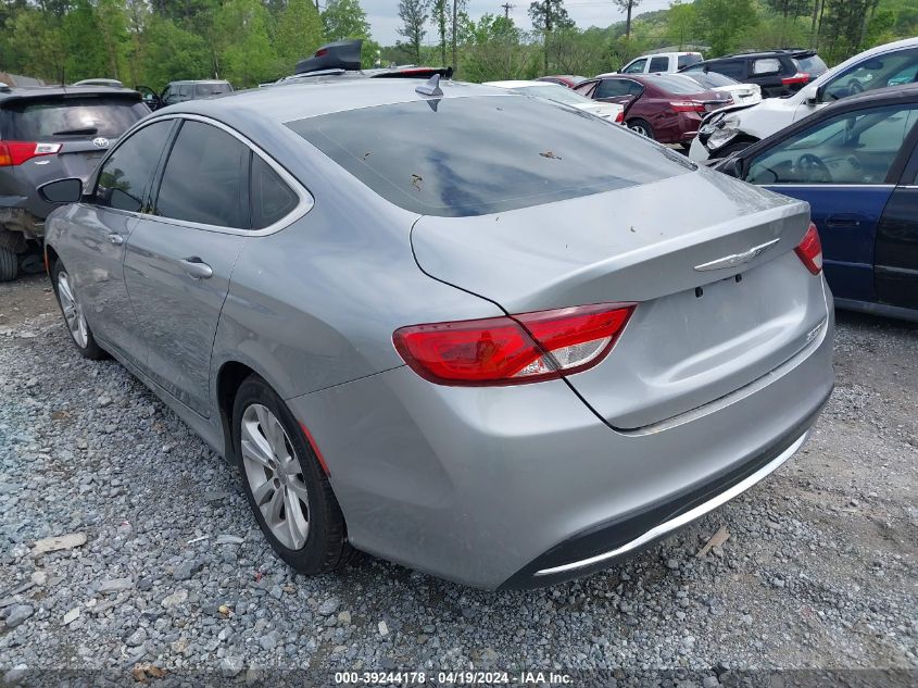 2017 Chrysler 200 Limited Platinum VIN: 1C3CCCAB4HN503202 Lot: 39244178