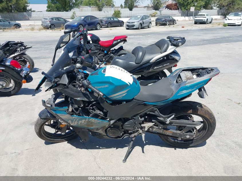 2021 Kawasaki Ex400 VIN: JKAEXKG16MDAC2460 Lot: 39244232