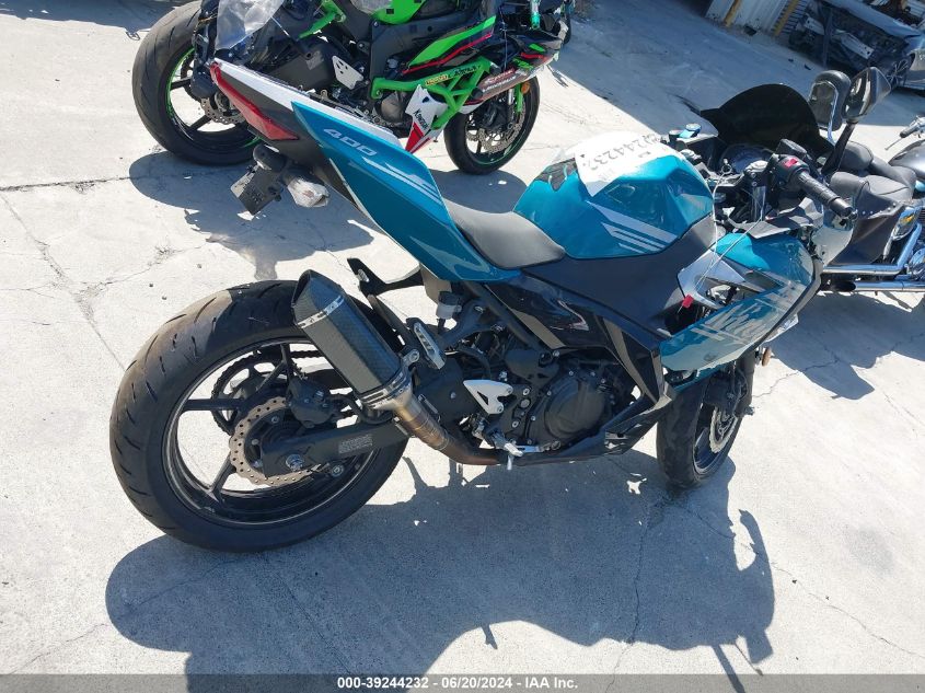 2021 Kawasaki Ex400 VIN: JKAEXKG16MDAC2460 Lot: 39244232