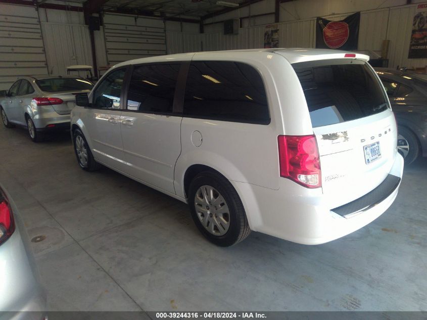 2016 Dodge Grand Caravan Se VIN: 2C4RDGBG7GR100319 Lot: 39244316