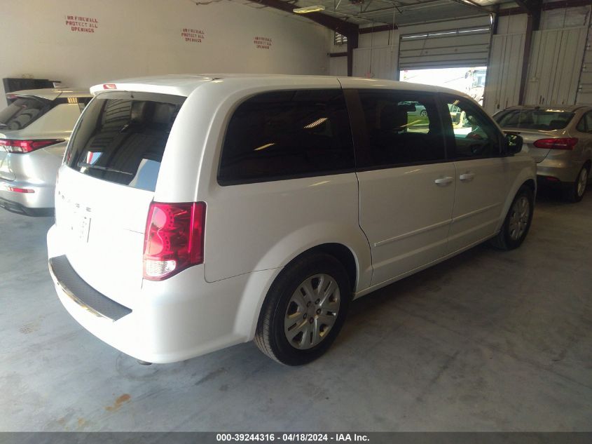 2016 Dodge Grand Caravan Se VIN: 2C4RDGBG7GR100319 Lot: 39244316