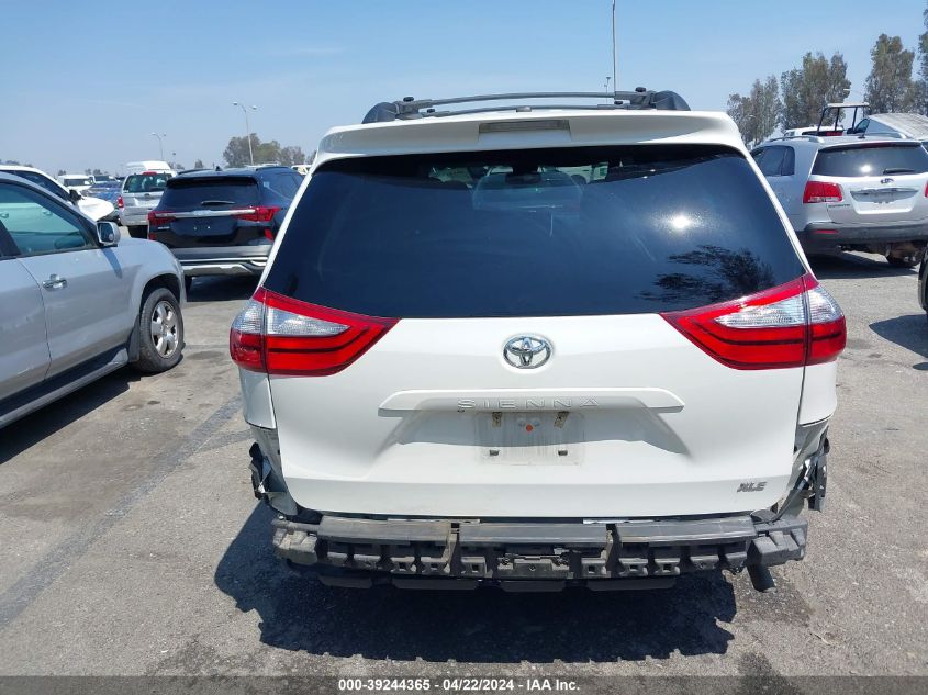 2015 Toyota Sienna Xle 8 Passenger VIN: 5TDYK3DC7FS540793 Lot: 39244365