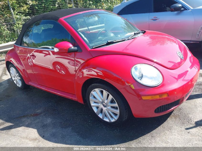 2008 Volkswagen New Beetle Se VIN: 3VWRF31Y48M407840 Lot: 39244371