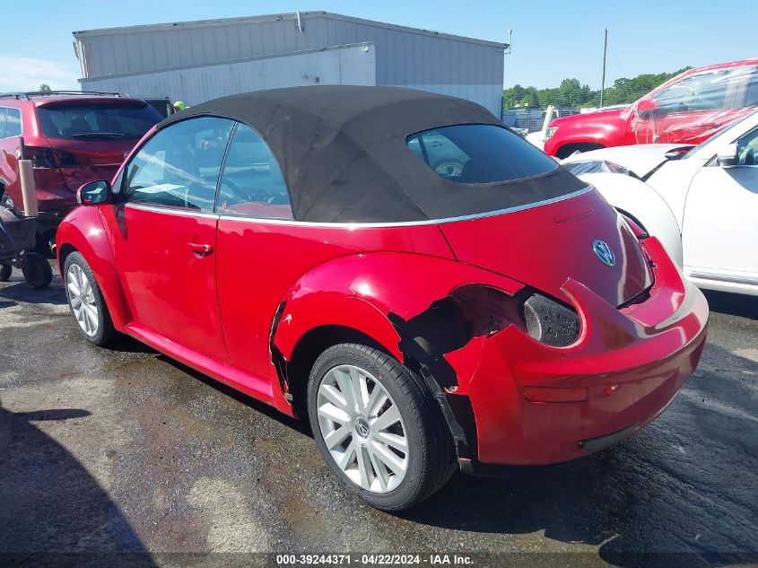 2008 Volkswagen New Beetle Se VIN: 3VWRF31Y48M407840 Lot: 39244371