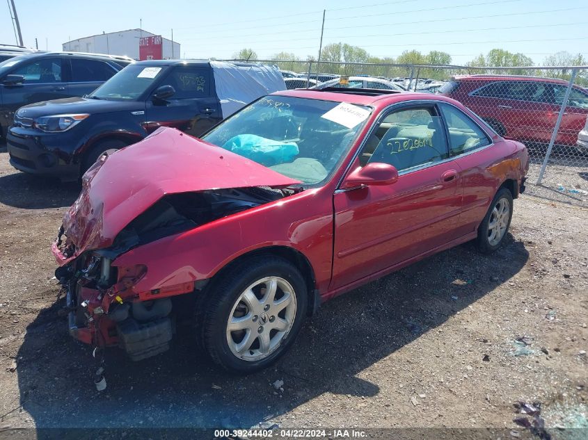 1998 Acura Cl 3.0 VIN: 19UYA2258WL010997 Lot: 39244402