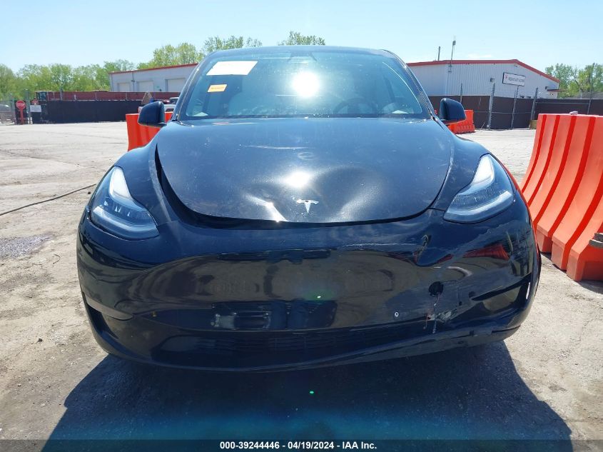 2021 Tesla Model Y Long Range Dual Motor All-Wheel Drive VIN: 5YJYGDEE4MF248513 Lot: 39244446