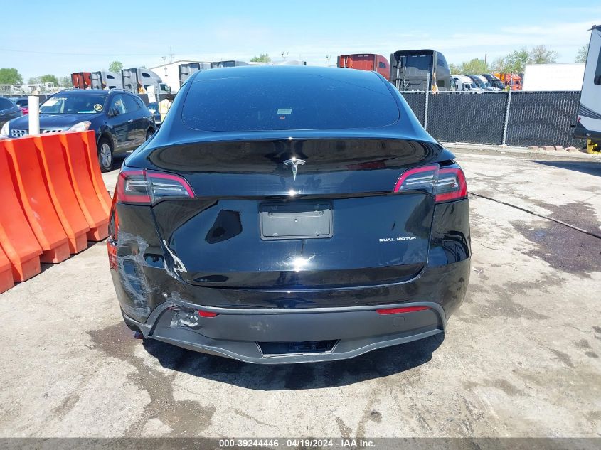 2021 Tesla Model Y Long Range Dual Motor All-Wheel Drive VIN: 5YJYGDEE4MF248513 Lot: 39244446