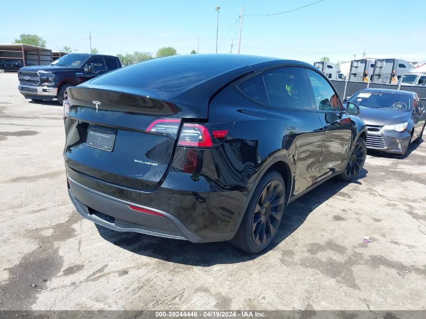 2021 Tesla Model Y Long Range Dual Motor All-Wheel Drive VIN: 5YJYGDEE4MF248513 Lot: 39244446