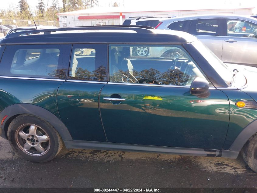 2010 Mini Cooper Clubman VIN: WMWML3C51ATX51901 Lot: 39244447