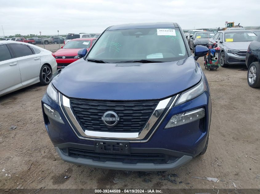 2022 Nissan Rogue Sv Intelligent Awd VIN: 5N1BT3BB9NC695645 Lot: 39244589