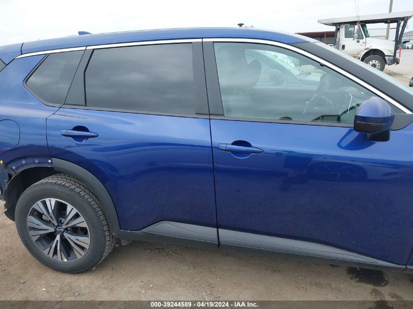 2022 Nissan Rogue Sv Intelligent Awd VIN: 5N1BT3BB9NC695645 Lot: 39244589