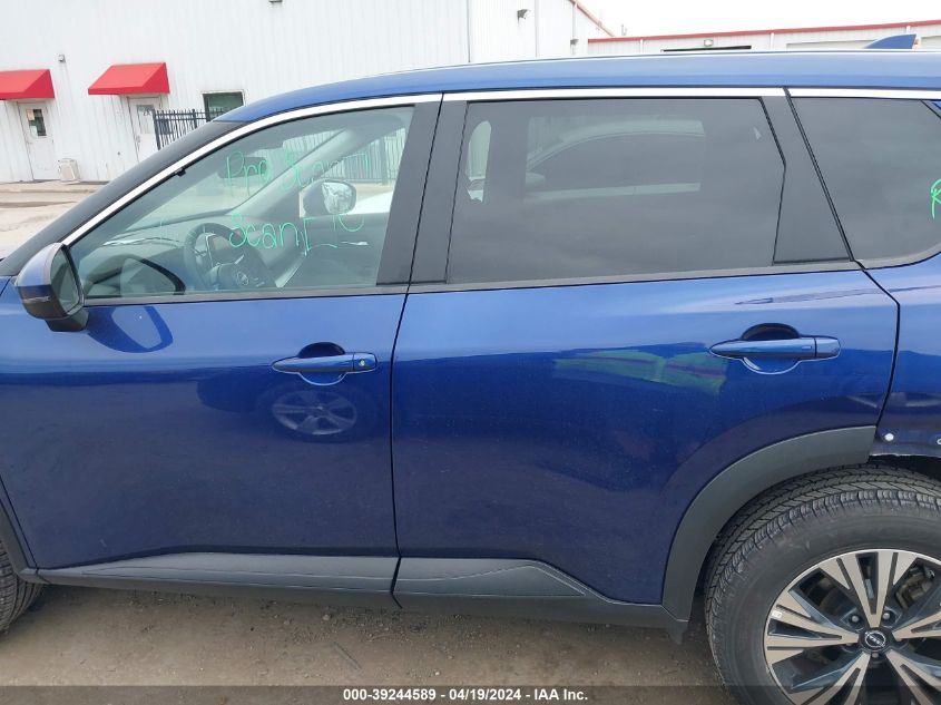 2022 Nissan Rogue Sv Intelligent Awd VIN: 5N1BT3BB9NC695645 Lot: 39244589