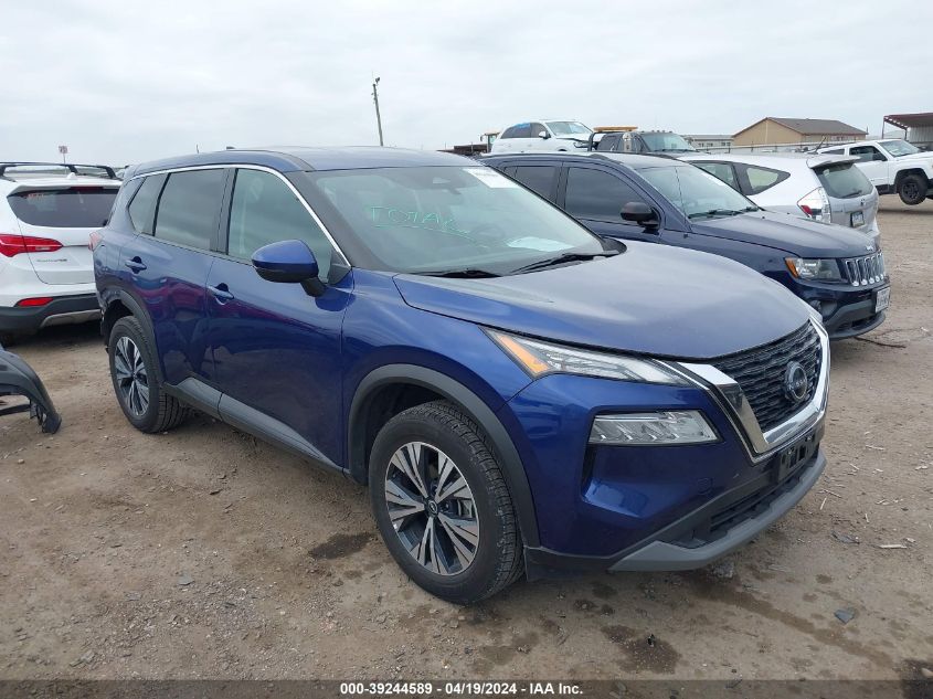 2022 Nissan Rogue Sv Intelligent Awd VIN: 5N1BT3BB9NC695645 Lot: 39244589