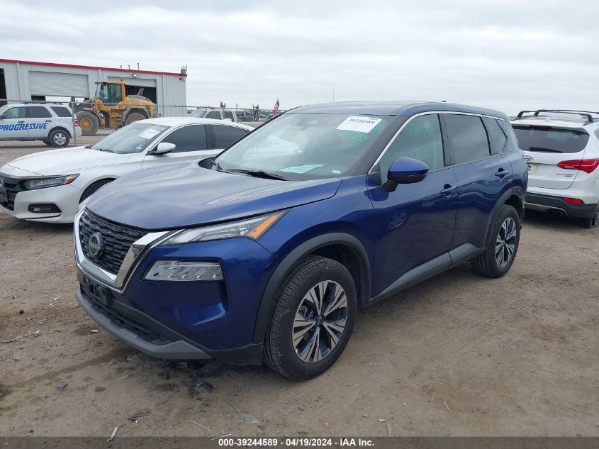 2022 Nissan Rogue Sv Intelligent Awd VIN: 5N1BT3BB9NC695645 Lot: 39244589