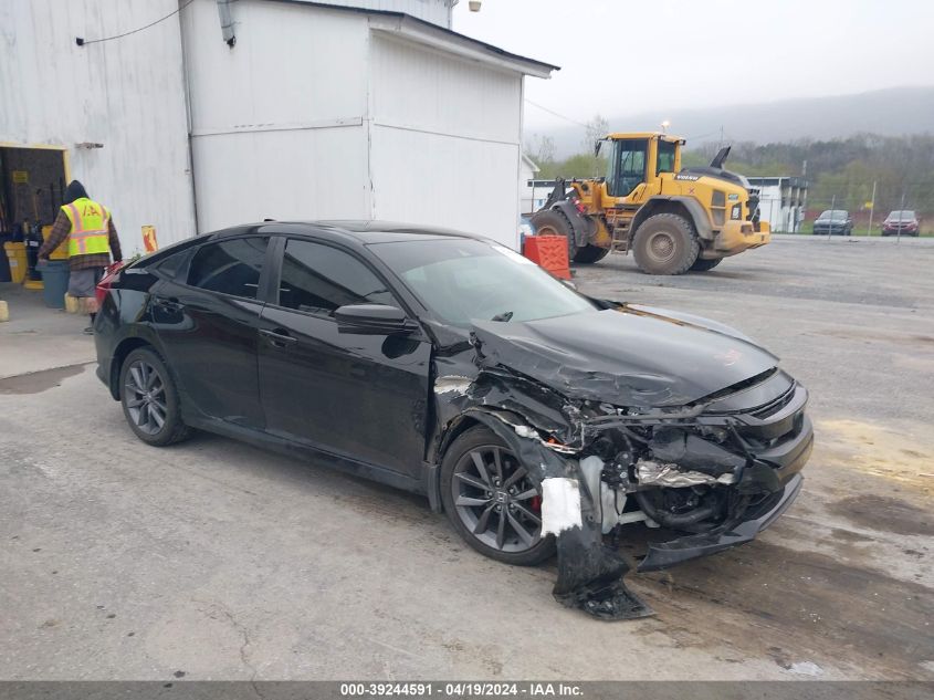 VIN 19XFC1F32ME207687 2021 HONDA CIVIC EX