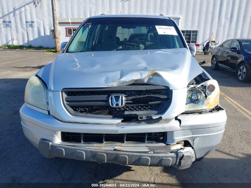 2005 Honda Pilot Ex VIN: 2HKYF184X5H524815 Lot: 39244603