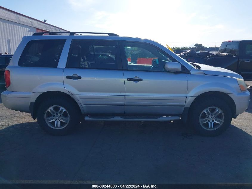 2005 Honda Pilot Ex VIN: 2HKYF184X5H524815 Lot: 39244603