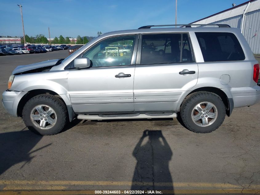 2005 Honda Pilot Ex VIN: 2HKYF184X5H524815 Lot: 39244603