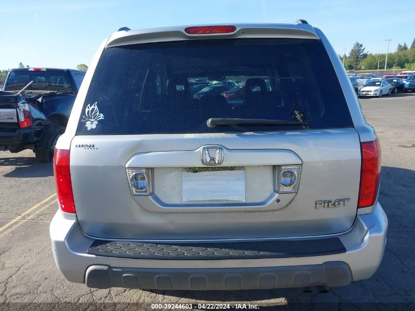 2005 Honda Pilot Ex VIN: 2HKYF184X5H524815 Lot: 39244603