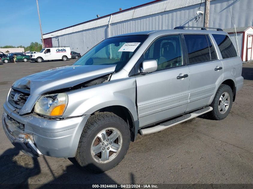 2005 Honda Pilot Ex VIN: 2HKYF184X5H524815 Lot: 39244603