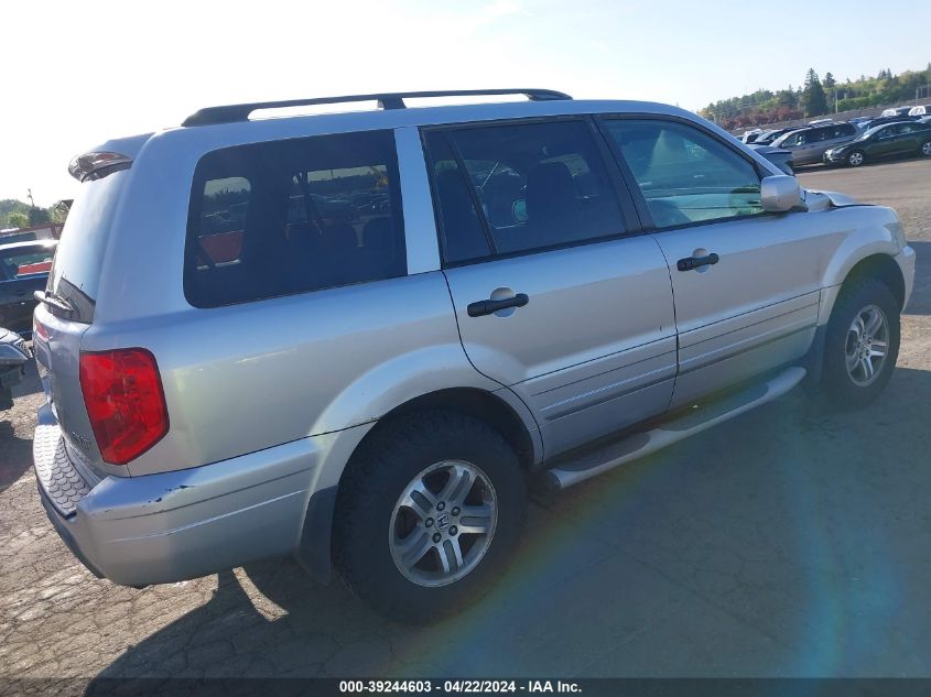 2005 Honda Pilot Ex VIN: 2HKYF184X5H524815 Lot: 39244603