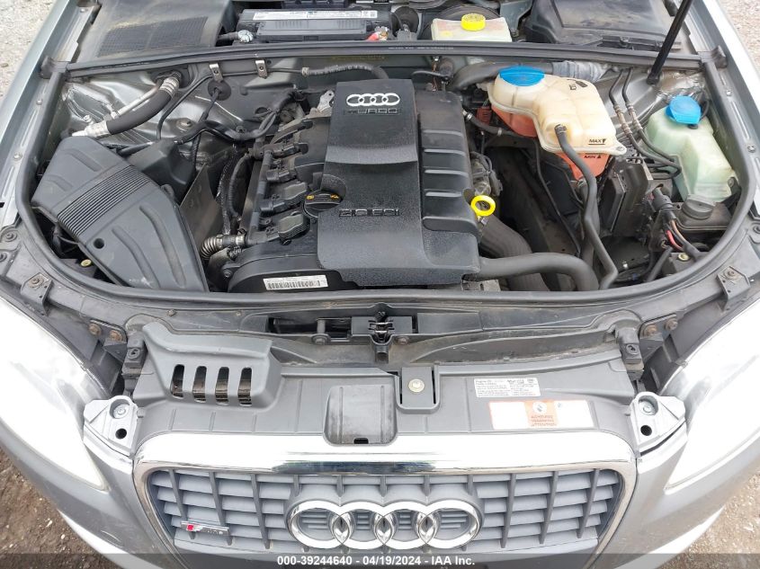 WAUDF78E68A156216 | 2008 AUDI A4