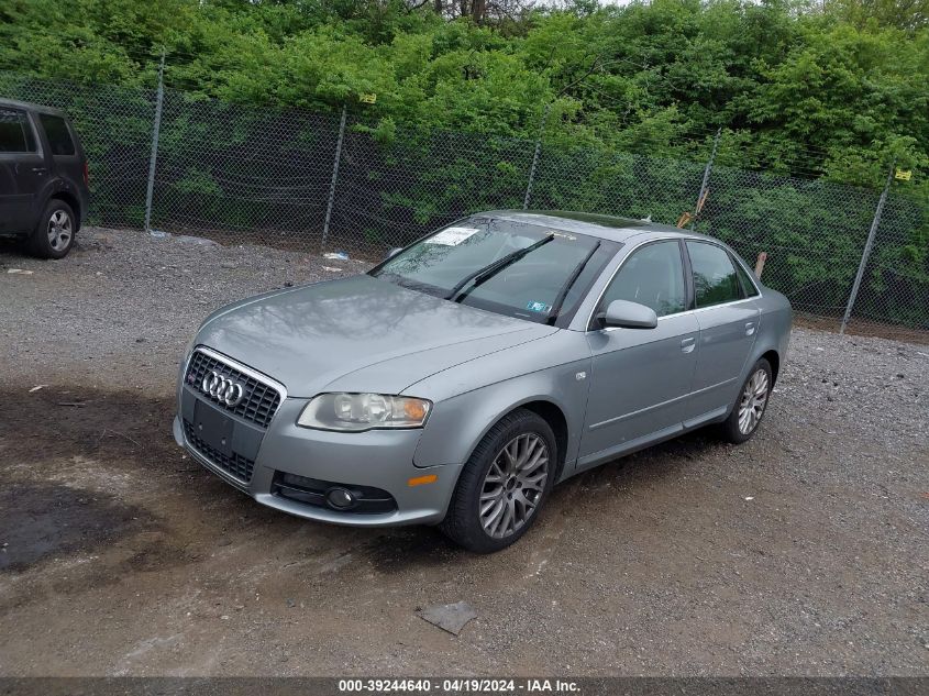 WAUDF78E68A156216 | 2008 AUDI A4