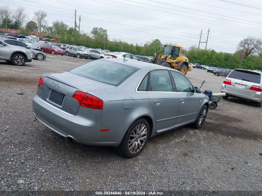 WAUDF78E68A156216 | 2008 AUDI A4