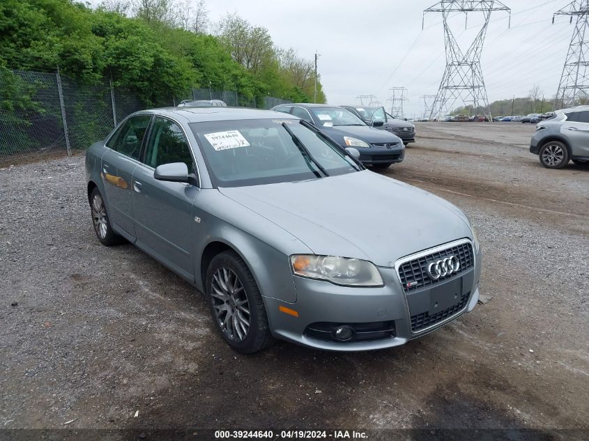 WAUDF78E68A156216 | 2008 AUDI A4