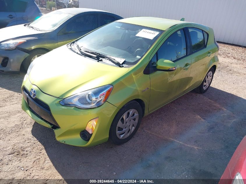 2015 Toyota Prius C Two VIN: JTDKDTB39F1091665 Lot: 39244645