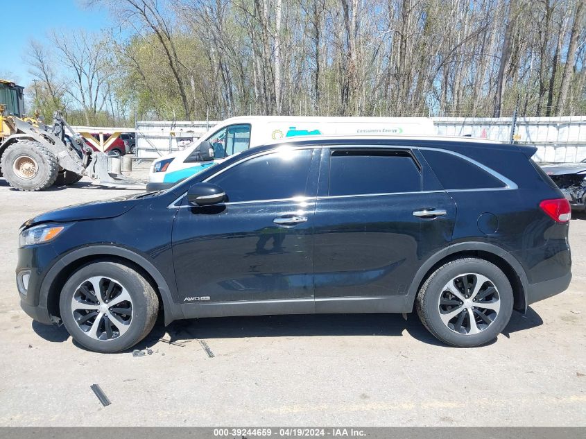 5XYPHDA59JG421834 2018 Kia Sorento 3.3L Ex