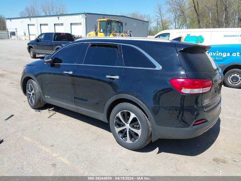 5XYPHDA59JG421834 2018 Kia Sorento 3.3L Ex