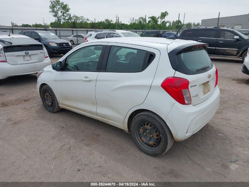 2019 Chevrolet Spark Ls Cvt VIN: KL8CB6SA8KC701203 Lot: 39244670