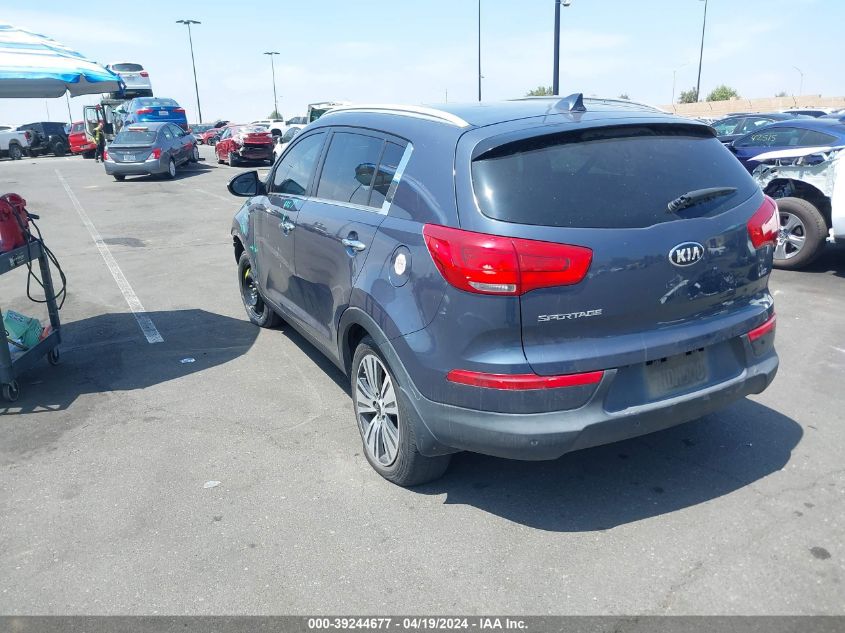 2015 Kia Sportage Ex VIN: KNDPC3AC3F7677205 Lot: 39244677