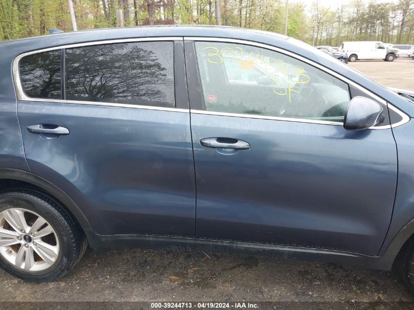 2017 Kia Sportage Lx VIN: KNDPMCAC3H7186200 Lot: 39244713